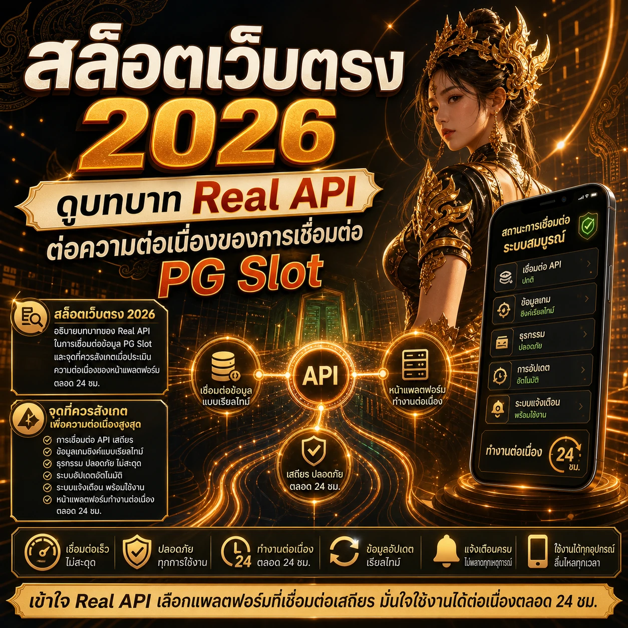 ภาพนามธรรมสื่อถึงการเชื่อมต่อข้อมูลอย่างต่อเนื่องระหว่างองค์ประกอบของหน้าเกม